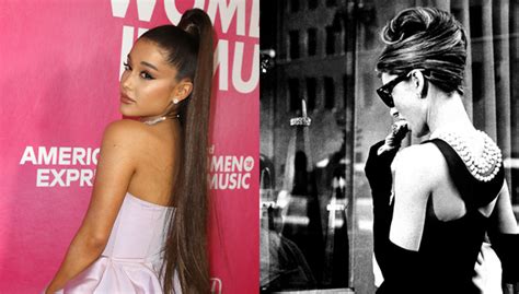 ariana grande givenchy audrey hepburn